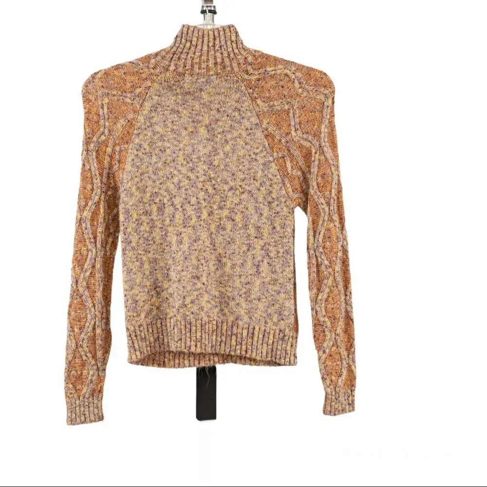 Louna Orange Multicolor Sweater size S